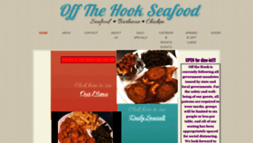 What Offthehookseafoodrestaurant.com website looked like in 2021 (3 years ago)