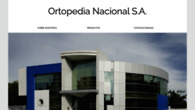 What Ortopedianacional.com website looked like in 2021 (3 years ago)