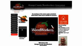 What Ocwoodworkers.org website looked like in 2021 (3 years ago)