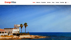 What Orangevillas.es website looked like in 2021 (3 years ago)