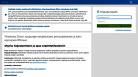 What Ouka.inschool.fi website looked like in 2021 (3 years ago)