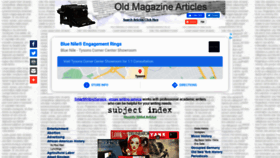 What Oldmagazinearticles.com website looked like in 2021 (3 years ago)
