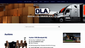 What Olauction.com website looked like in 2021 (3 years ago)