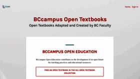What Opentextbc.ca website looked like in 2021 (3 years ago)