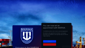 What Online-appointment.marina.gov.ph website looked like in 2021 (3 years ago)