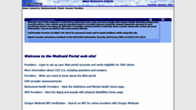 What Or-medicaid.gov website looked like in 2021 (3 years ago)
