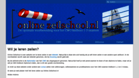 What Onlinezeilschool.nl website looked like in 2021 (3 years ago)