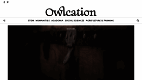 What Owlcation.com website looked like in 2021 (4 years ago)