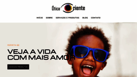What Oticaoriente.com.br website looked like in 2021 (3 years ago)