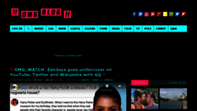 What Omg.blog website looked like in 2021 (3 years ago)