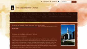 What Ourladyofloretowtby.org website looked like in 2021 (3 years ago)
