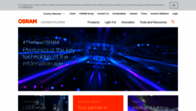 What Osram.info website looked like in 2021 (3 years ago)
