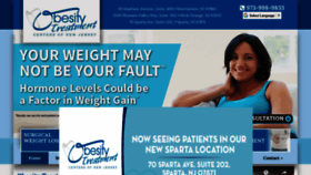 What Obesitynj.com website looked like in 2021 (3 years ago)