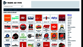 What Onlineradio.com.br website looked like in 2021 (3 years ago)