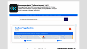 What Openkerja.id website looked like in 2021 (3 years ago)