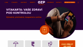 What Ozp.cz website looked like in 2021 (3 years ago)