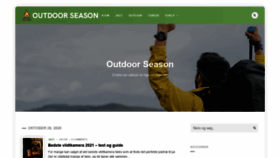 What Outdoorseason.dk website looked like in 2021 (3 years ago)