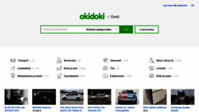 What Okidoki.ee website looked like in 2021 (3 years ago)