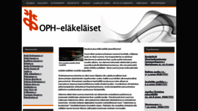 What Oph-elakelaiset.fi website looked like in 2021 (3 years ago)