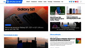 What Oficinadanet.com.br website looked like in 2021 (5 years ago)