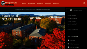 What Oregonstate.edu website looked like in 2021 (3 years ago)