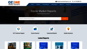 What Ozonemarketreports.com website looked like in 2021 (3 years ago)