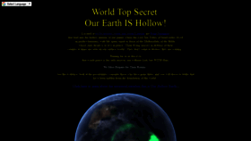 What Ourhollowearth.com website looked like in 2021 (3 years ago)