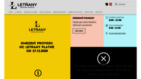 What Oc-letnany.cz website looked like in 2021 (3 years ago)