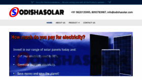 What Odishasolar.com website looked like in 2021 (3 years ago)