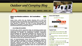 What Outdoor-camping-blog.de website looked like in 2021 (3 years ago)