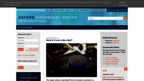 What Oxfordhandbooks.com website looked like in 2021 (3 years ago)