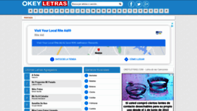 What Okeyletras.com website looked like in 2021 (3 years ago)