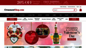 What Ornamentshop.com website looked like in 2021 (3 years ago)
