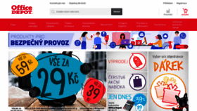 What Officedepot.cz website looked like in 2021 (3 years ago)