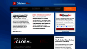 What Offshorealert.com website looked like in 2021 (3 years ago)