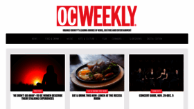What Ocweekly.com website looked like in 2021 (3 years ago)