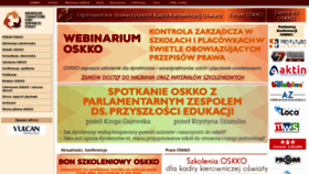 What Oskko.edu.pl website looked like in 2021 (3 years ago)