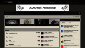 What Odforce.net website looked like in 2021 (5 years ago)