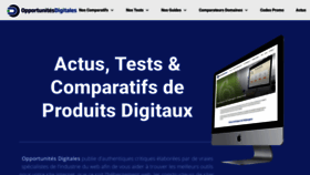 What Opportunites-digitales.com website looked like in 2021 (3 years ago)