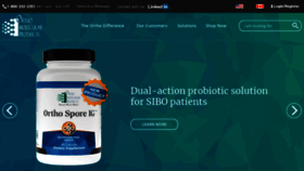What Orthomolecularproducts.com website looked like in 2021 (3 years ago)