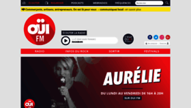 What Ouifm.fr website looked like in 2021 (3 years ago)