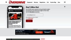 What Overdriveonline.com website looked like in 2021 (3 years ago)