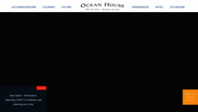 What Oceanhouseri.com website looked like in 2021 (3 years ago)