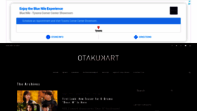 What Otakukart.com website looked like in 2021 (3 years ago)