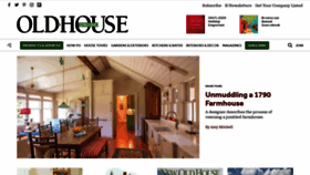 What Oldhouseonline.com website looked like in 2021 (3 years ago)