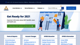 What Opers.org website looked like in 2021 (3 years ago)