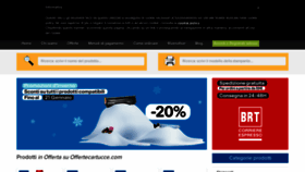 What Offertecartucce.com website looked like in 2021 (3 years ago)