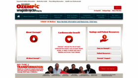 What Ozempic.com website looked like in 2021 (3 years ago)