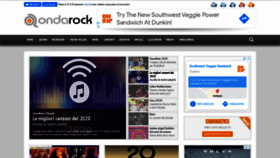 What Ondarock.it website looked like in 2021 (3 years ago)