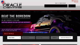 What Oraclelights.com website looked like in 2021 (3 years ago)